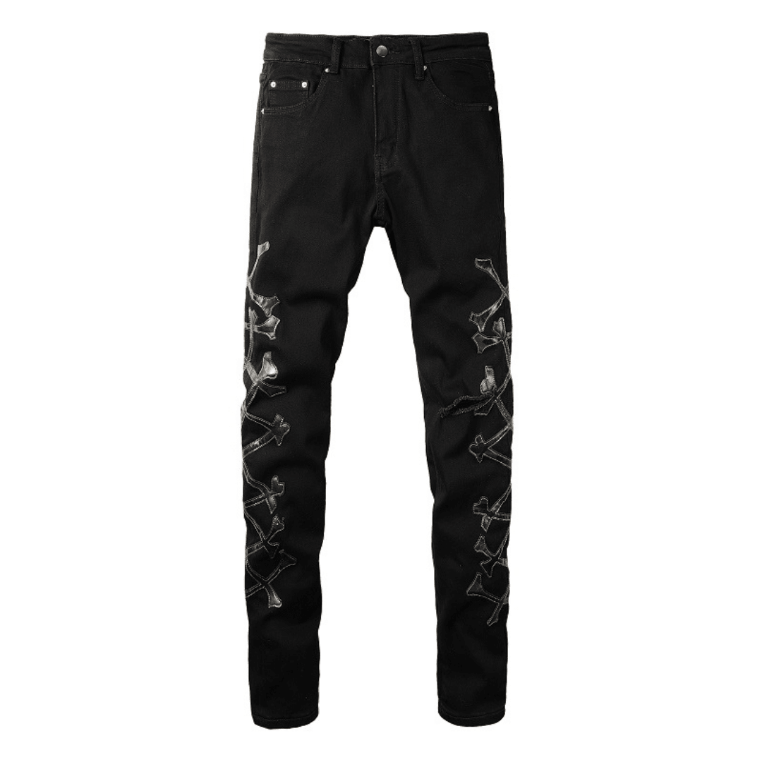 Amr Black Bones Jeans - BabyLuxee.de