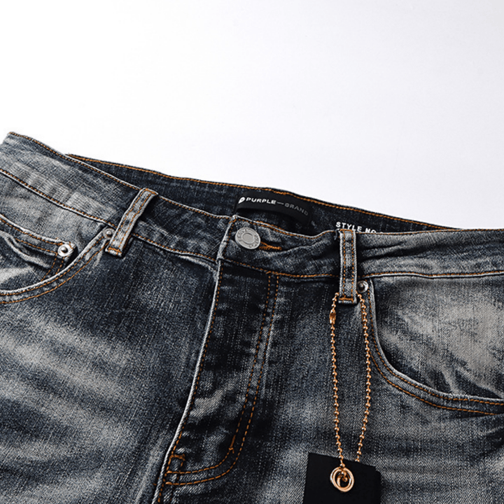 Purple Flared Jeans - Nov - ell - fas - ion