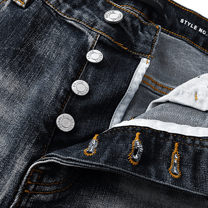 Purple Flared Jeans - Nov - ell - fas - ion