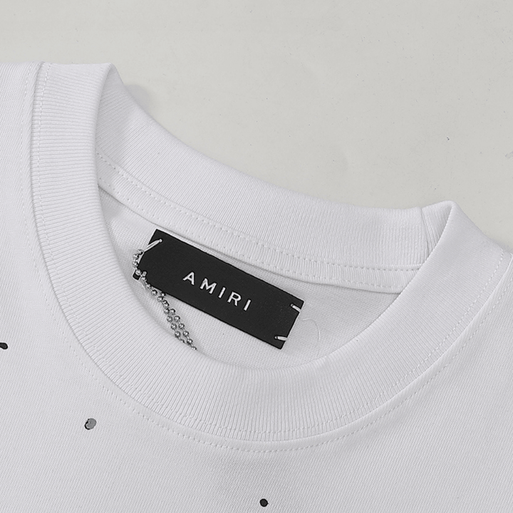 Amr Staggered Logo T-shirt - Nov - ell - fas - ion