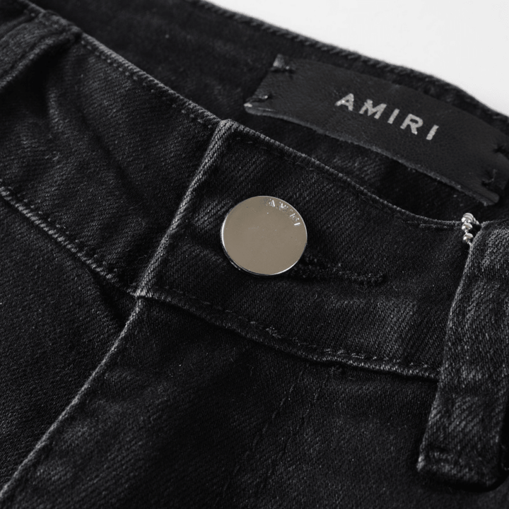 Amr Navy Blue Star Patch Jeans - BabyLuxee.de