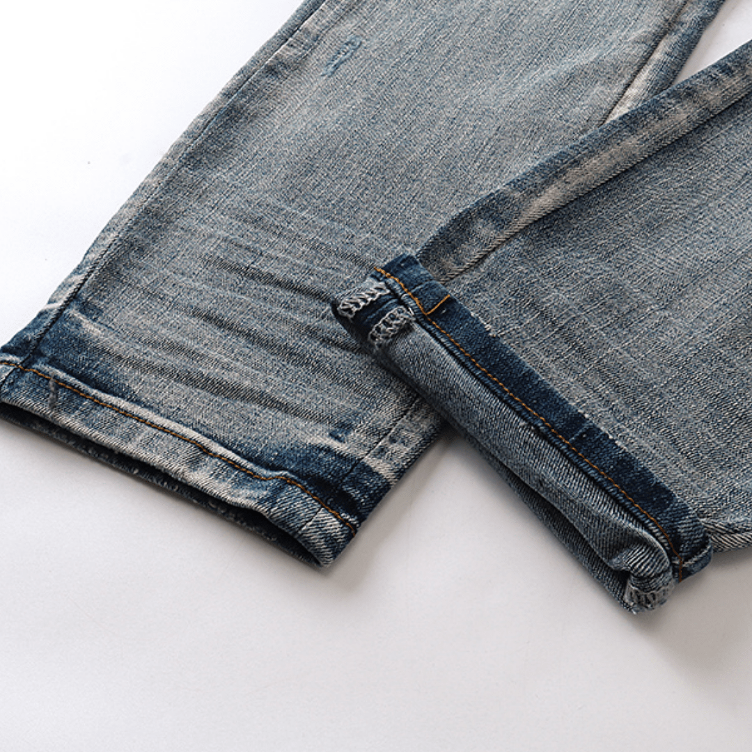 Amr White Logo Jeans - BabyLuxee.de