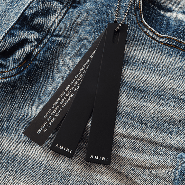 Amr White Logo Jeans - BabyLuxee.de