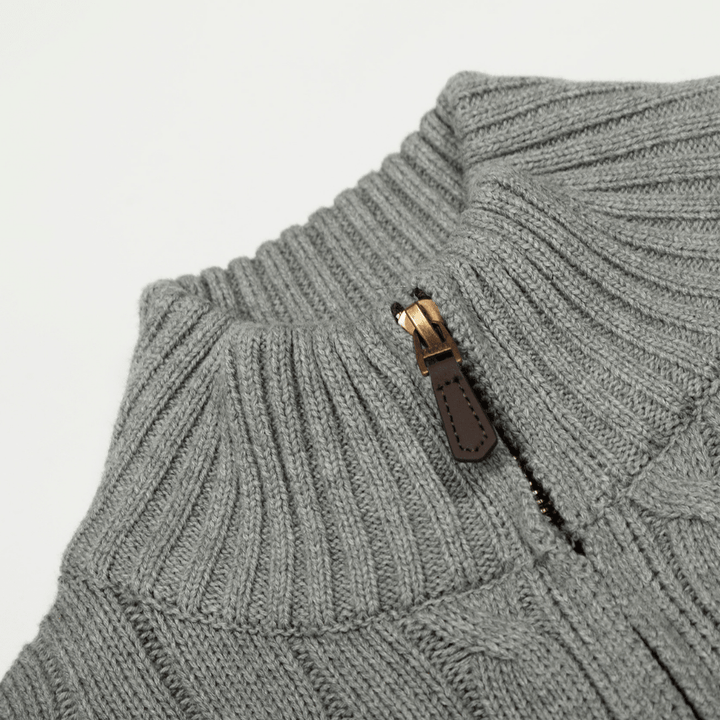 Polo Zip Sweater - Nov - ell - fas - ion