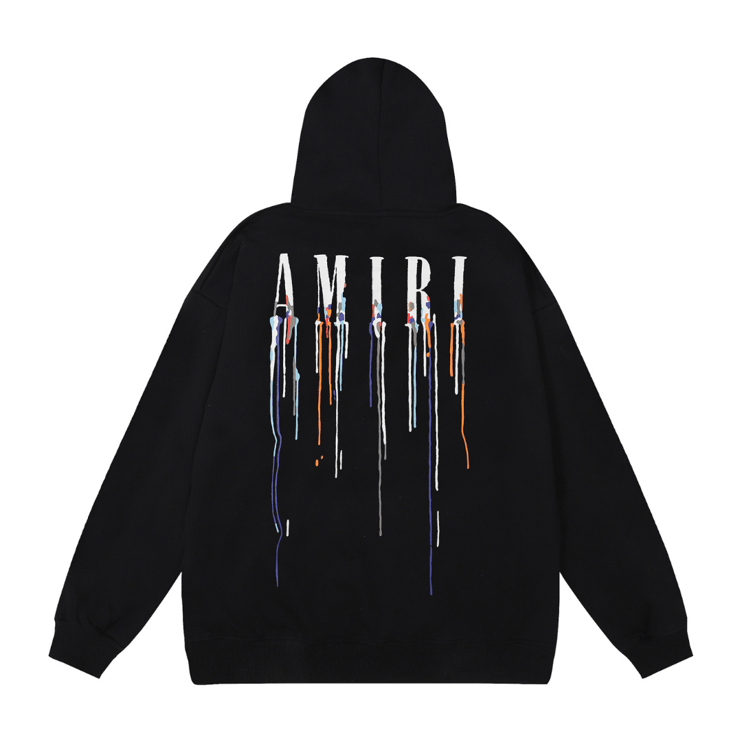 Amr Paint Drip Hoodie - BabyLuxee.de