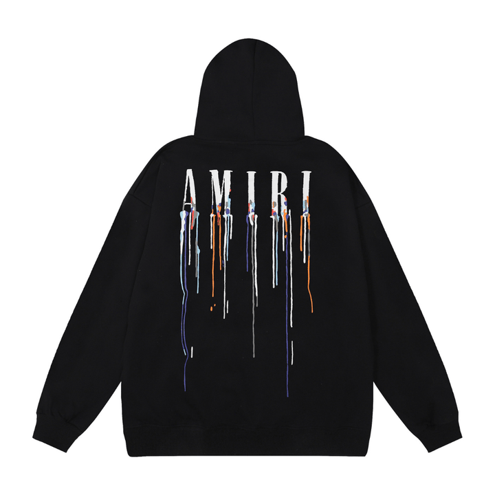Amr Paint Drip Hoodie - BabyLuxee.de