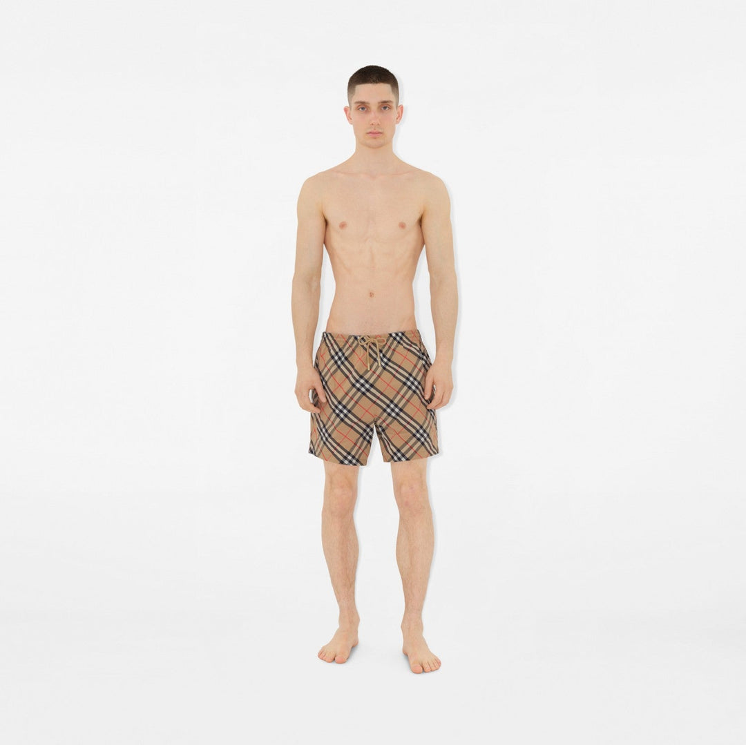 Schwimmshorts in Check