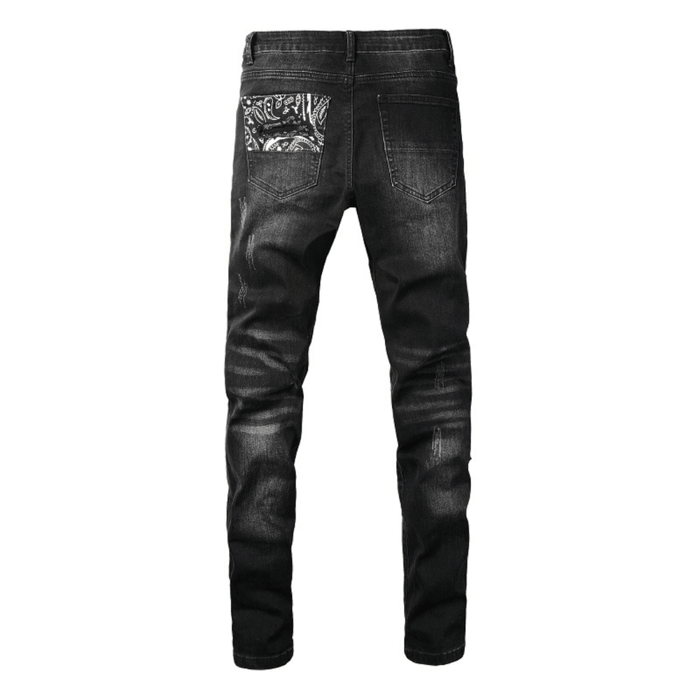 Amr Bandana Logo Jeans - BabyLuxee.de