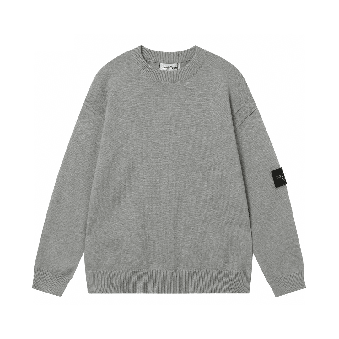 Stone Monogram Sweater - Nov - ell - fas - ion