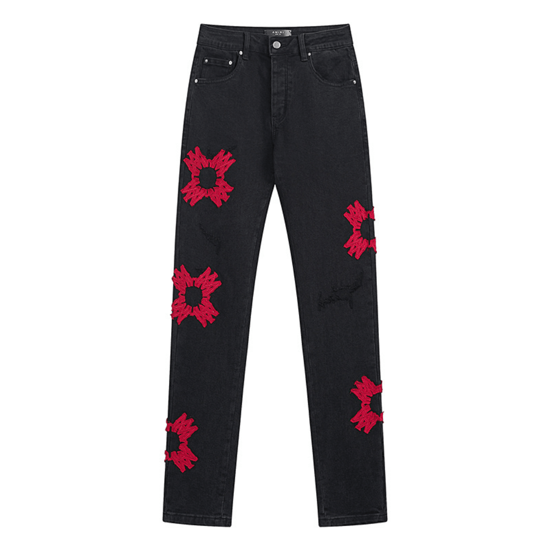 Amr Varsity Logo Jeans - BabyLuxee.de