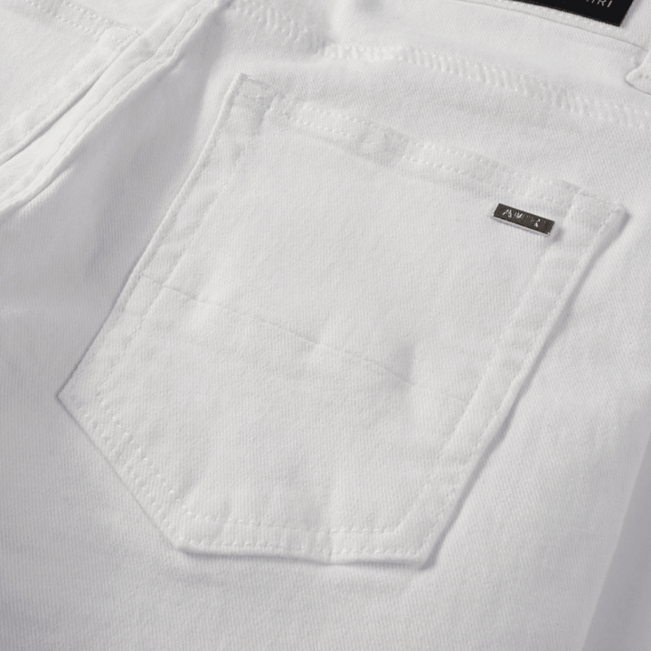 Amr White Ripped Jeans - BabyLuxee.de