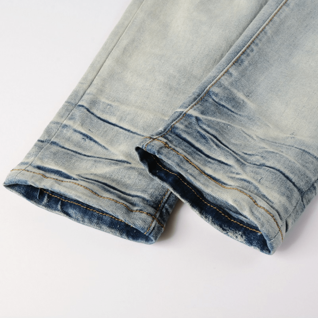 Amr Gradient Diamond Patch Jeans - BabyLuxee.de
