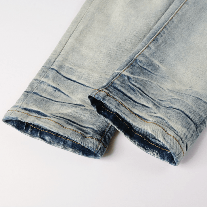 Amr Gradient Diamond Patch Jeans - BabyLuxee.de