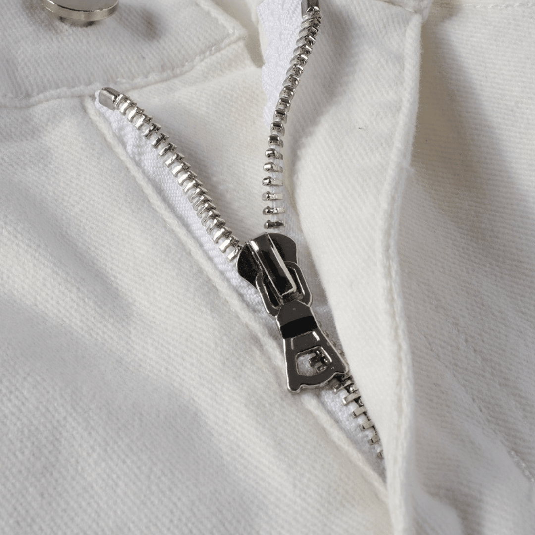 Amr White Ripped Jeans - BabyLuxee.de
