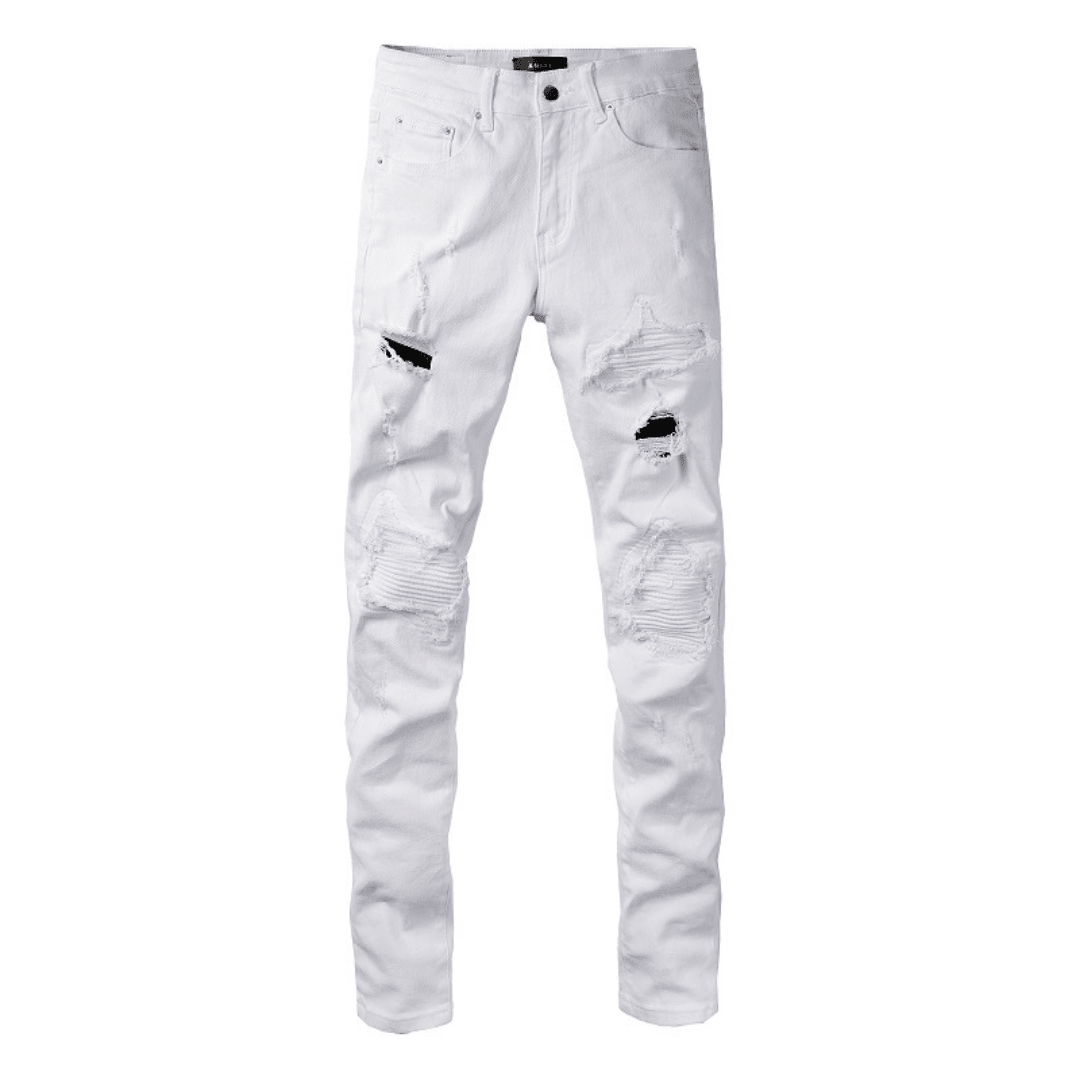 Amr White Jeans - Nov - ell - fas - ion