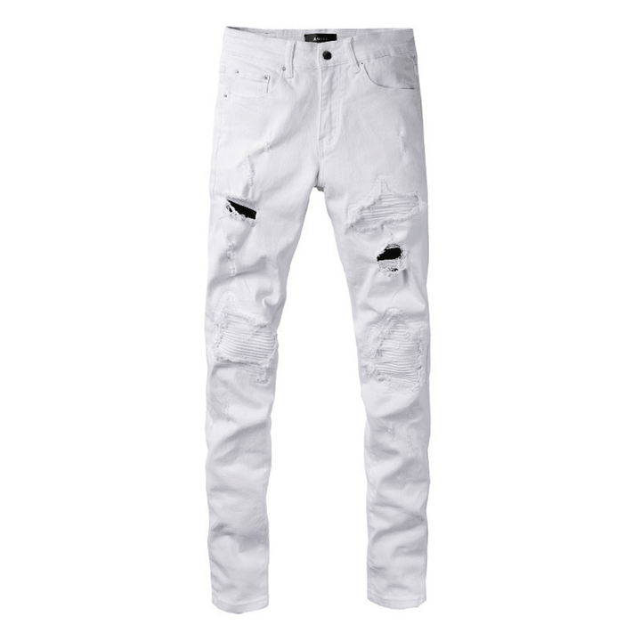 Amr White Jeans - Nov - ell - fas - ion