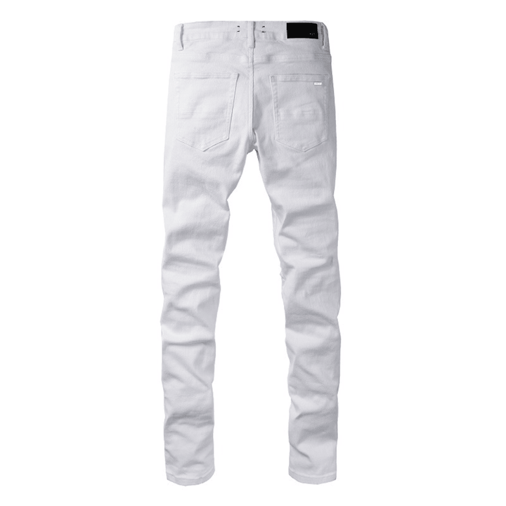 Amr White Jeans - Nov - ell - fas - ion