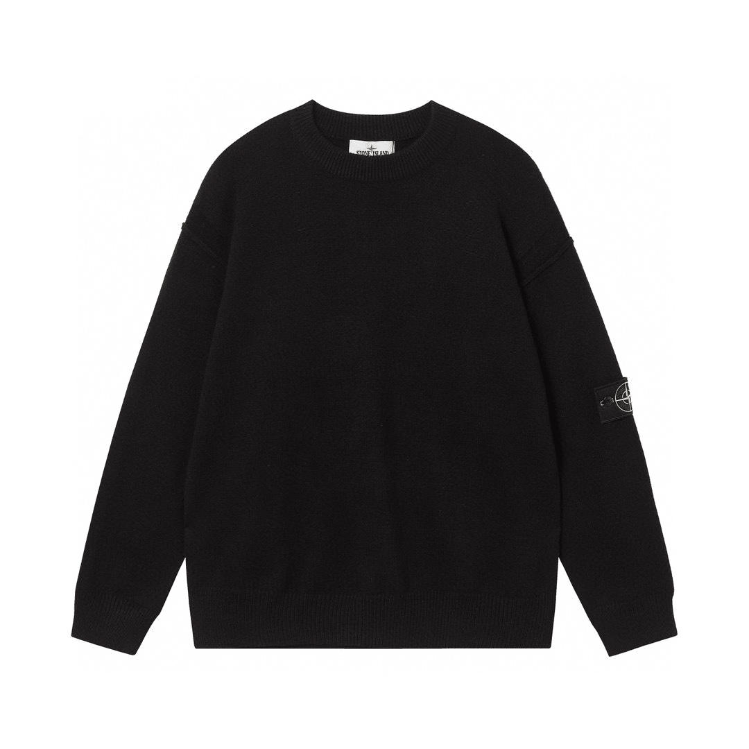 Stone Monogram Sweater - Nov - ell - fas - ion
