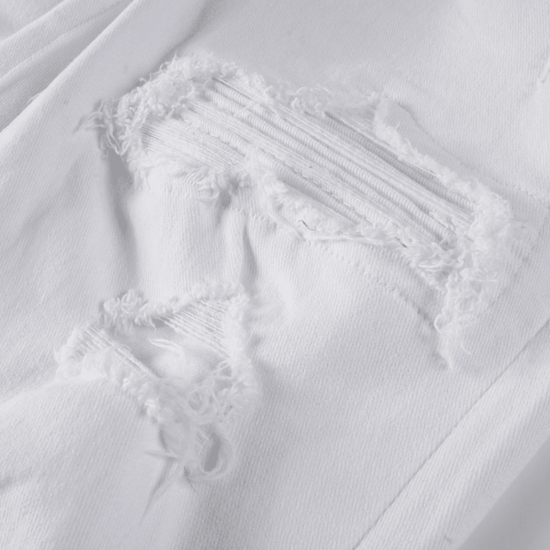 Amr White Jeans - Nov - ell - fas - ion