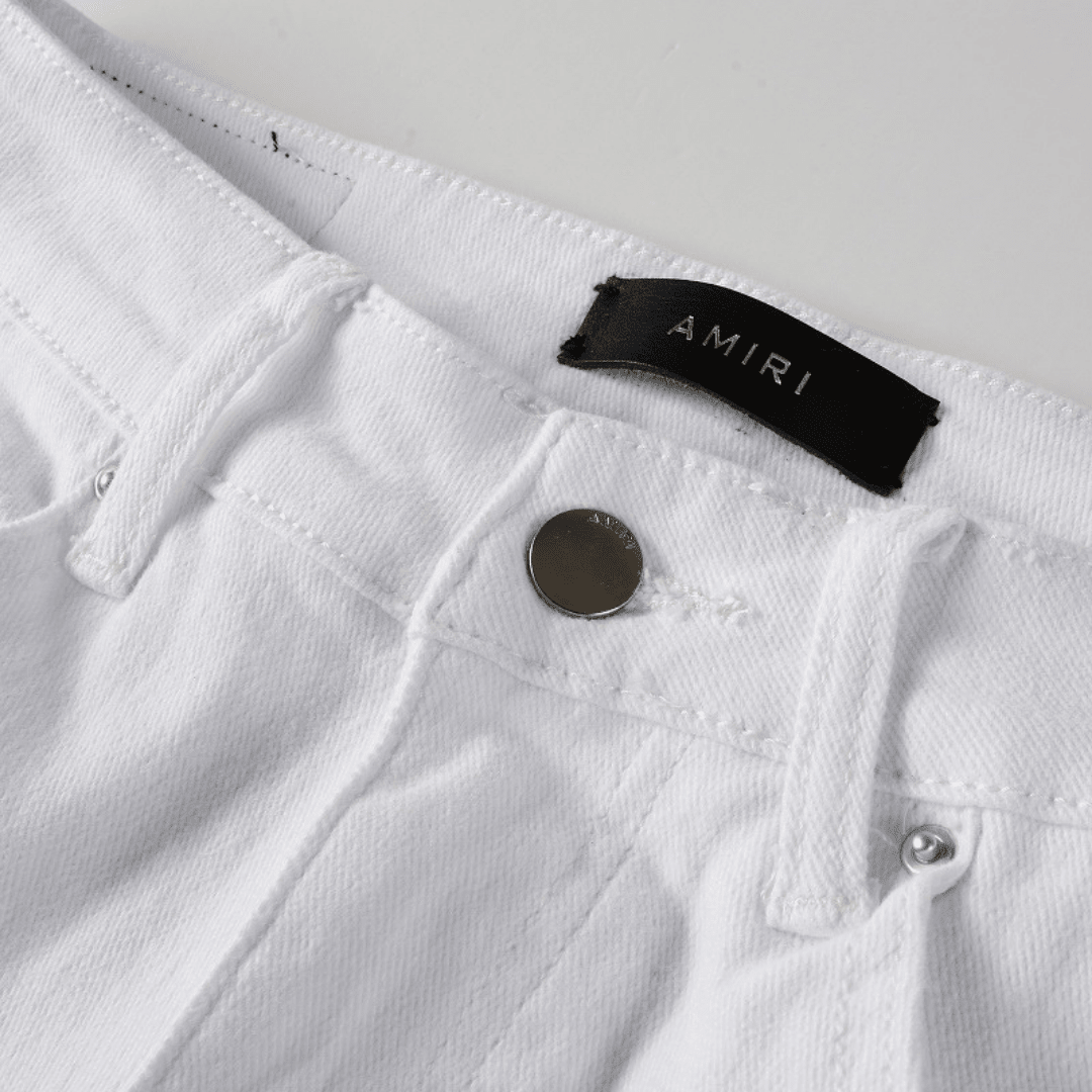 Amr White Jeans - Nov - ell - fas - ion