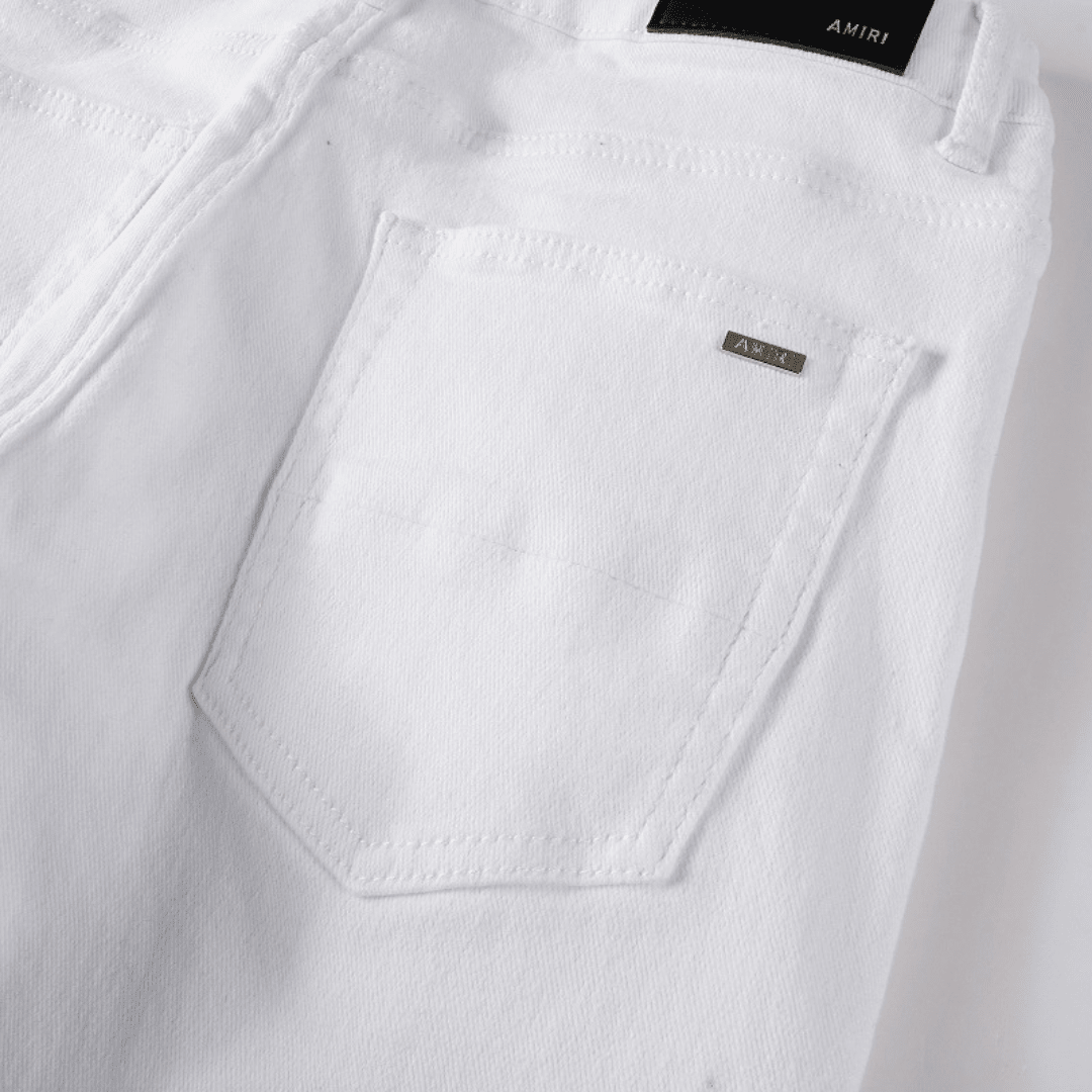 Amr White Jeans - Nov - ell - fas - ion