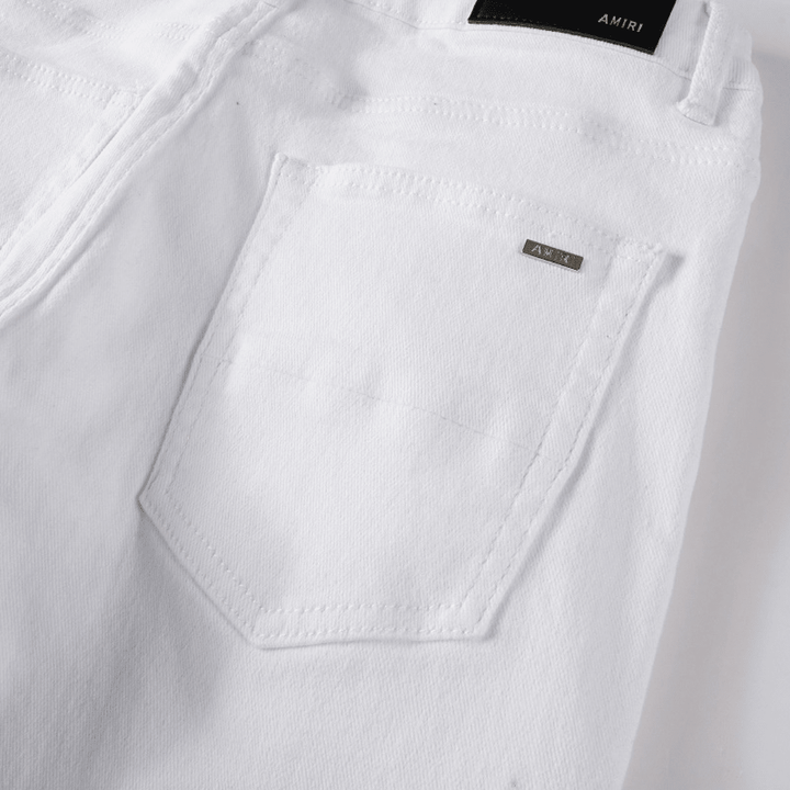 Amr White Jeans - Nov - ell - fas - ion