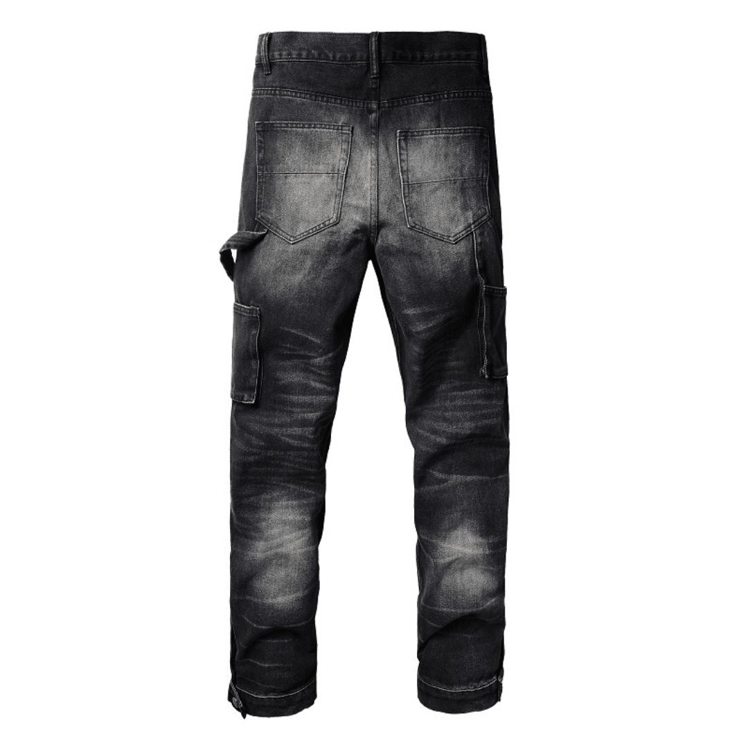Amr Black Distressed Jeans - BabyLuxee.de