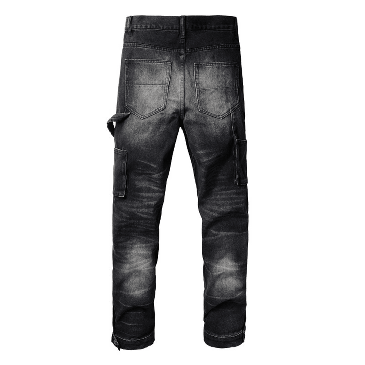 Amr Black Distressed Jeans - BabyLuxee.de