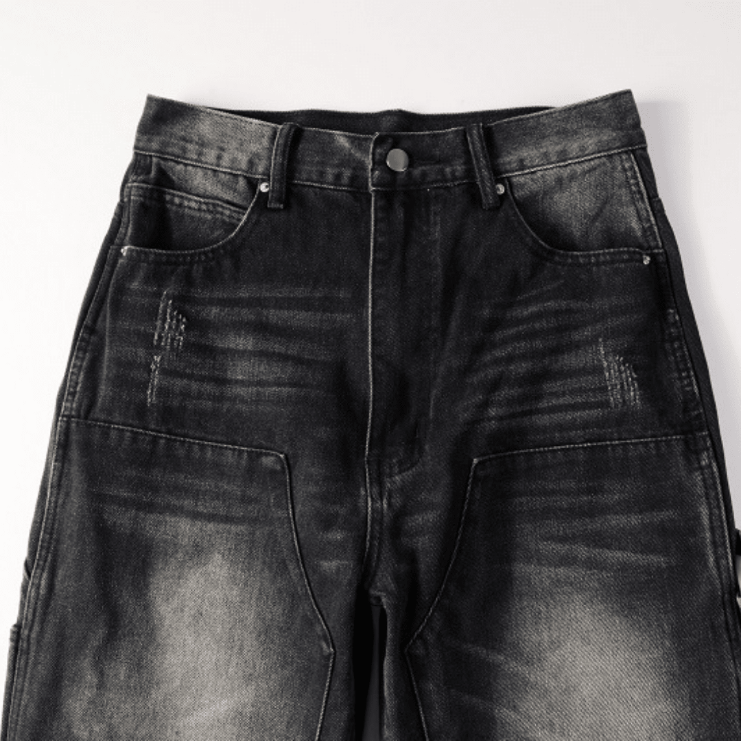Amr Black Distressed Jeans - BabyLuxee.de