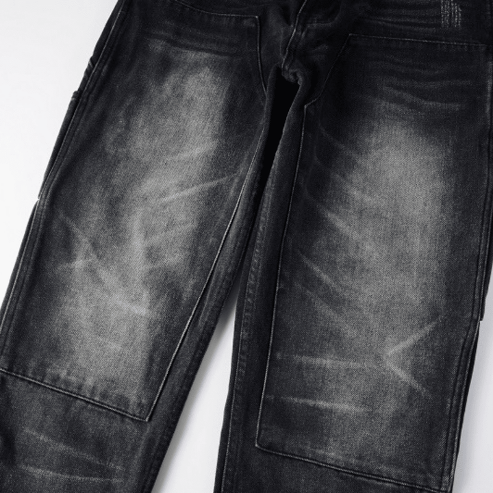 Amr Black Distressed Jeans - BabyLuxee.de
