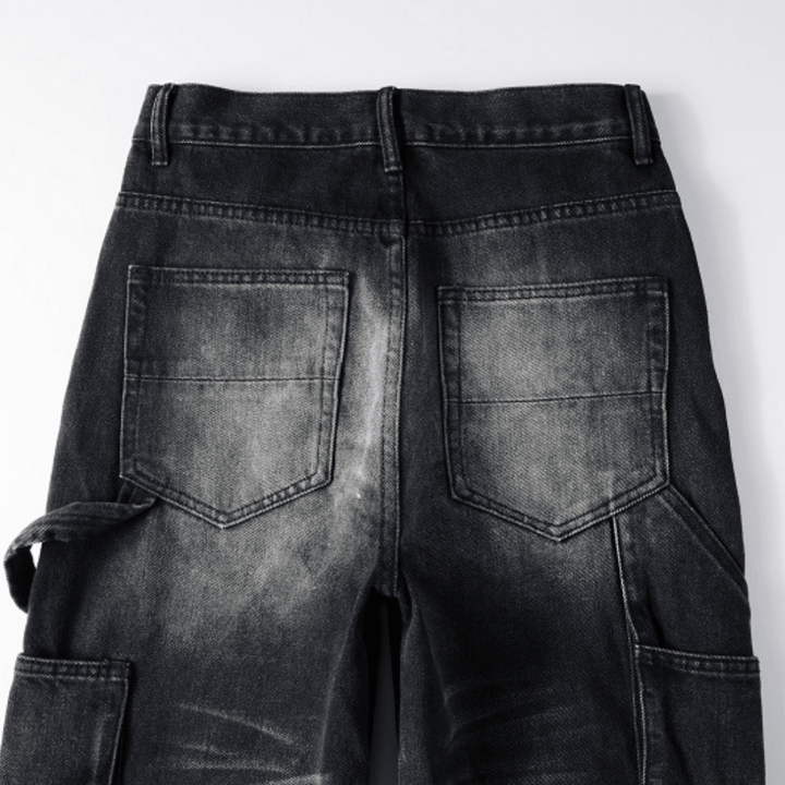 Amr Black Distressed Jeans - BabyLuxee.de