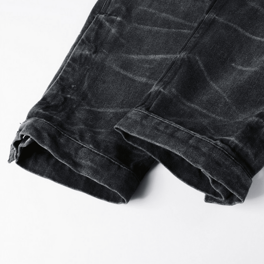 Amr Black Distressed Jeans - BabyLuxee.de
