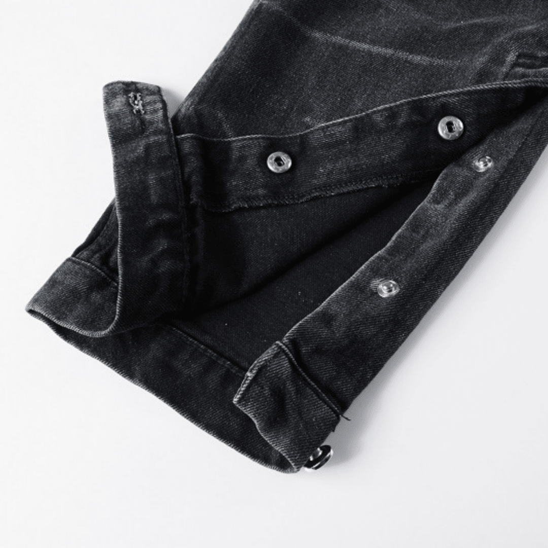Amr Black Distressed Jeans - BabyLuxee.de