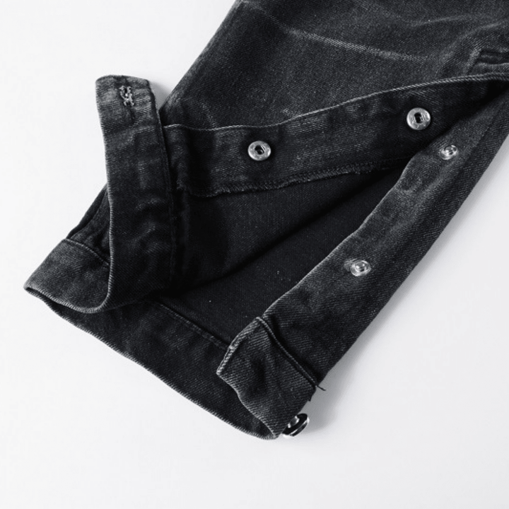 Amr Black Distressed Jeans - BabyLuxee.de