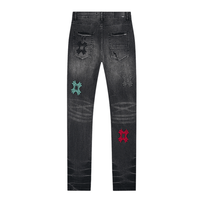 Amr Varsity Logo Jeans - BabyLuxee.de