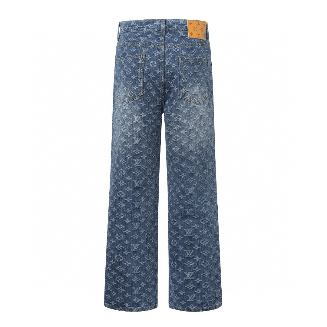 LV Monogram Jeans - Nov - ell - fas - ion