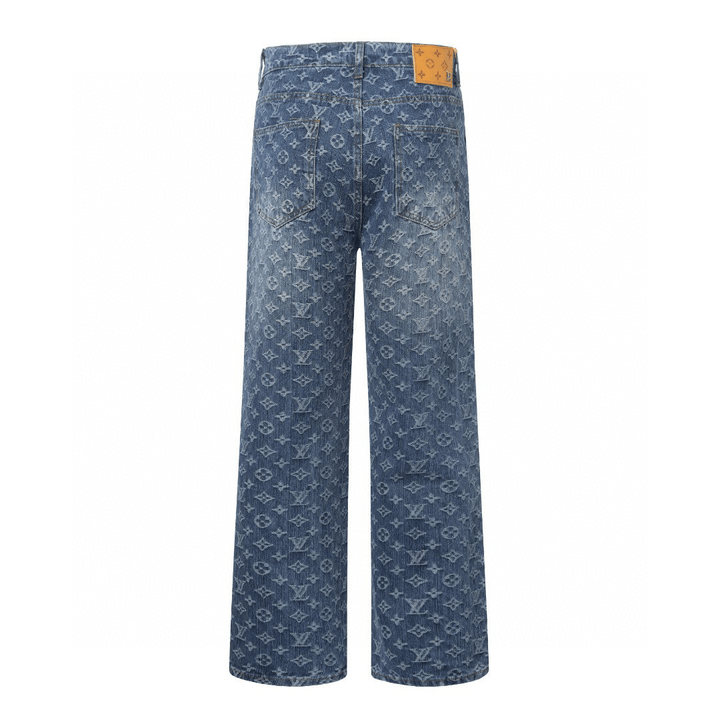 LV Monogram Jeans - Nov - ell - fas - ion