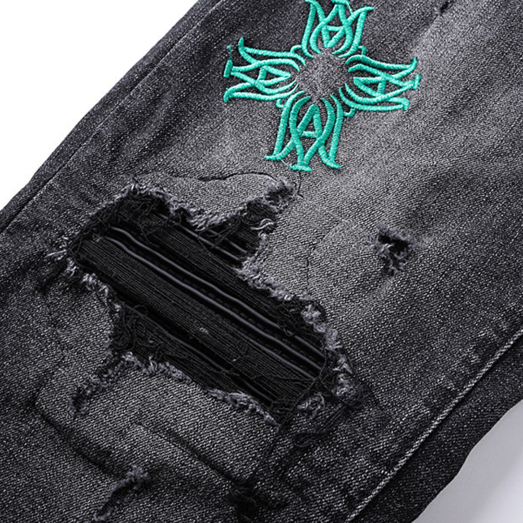 Amr Varsity Logo Jeans - BabyLuxee.de