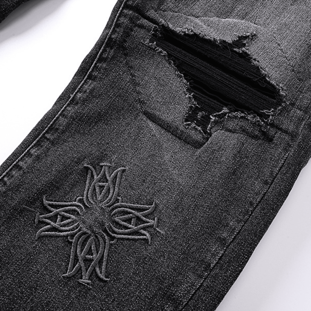 Amr Varsity Logo Jeans - BabyLuxee.de