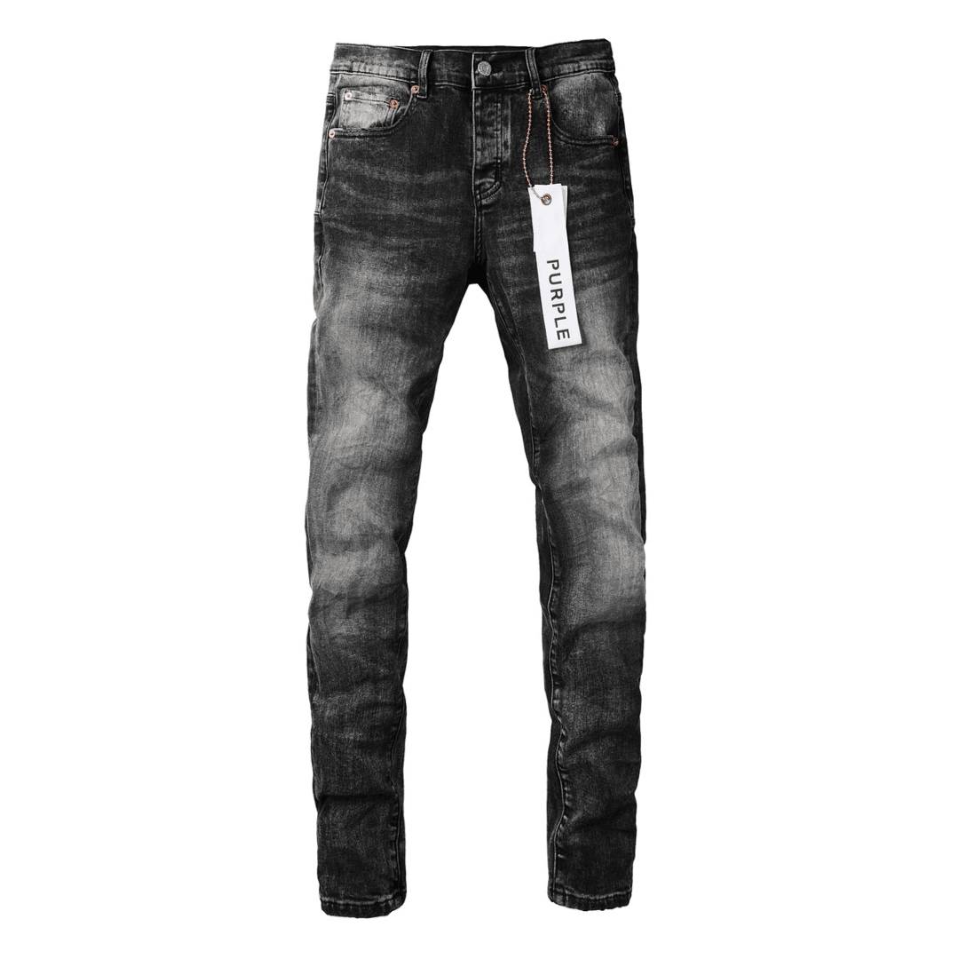 Purple Gradient Black Jeans - Nov - ell - fas - ion