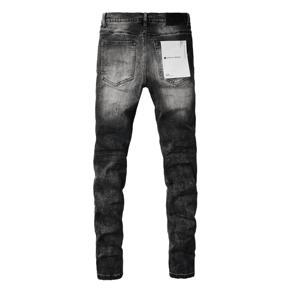 Purple Gradient Black Jeans - Nov - ell - fas - ion