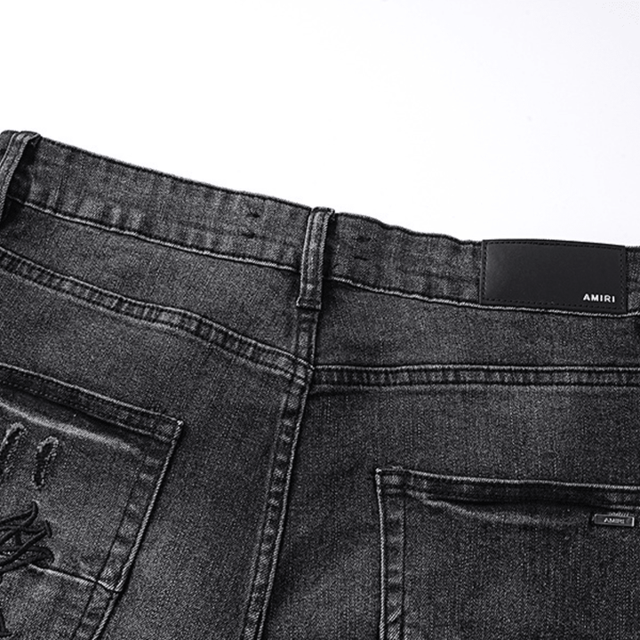 Amr Varsity Logo Jeans - BabyLuxee.de