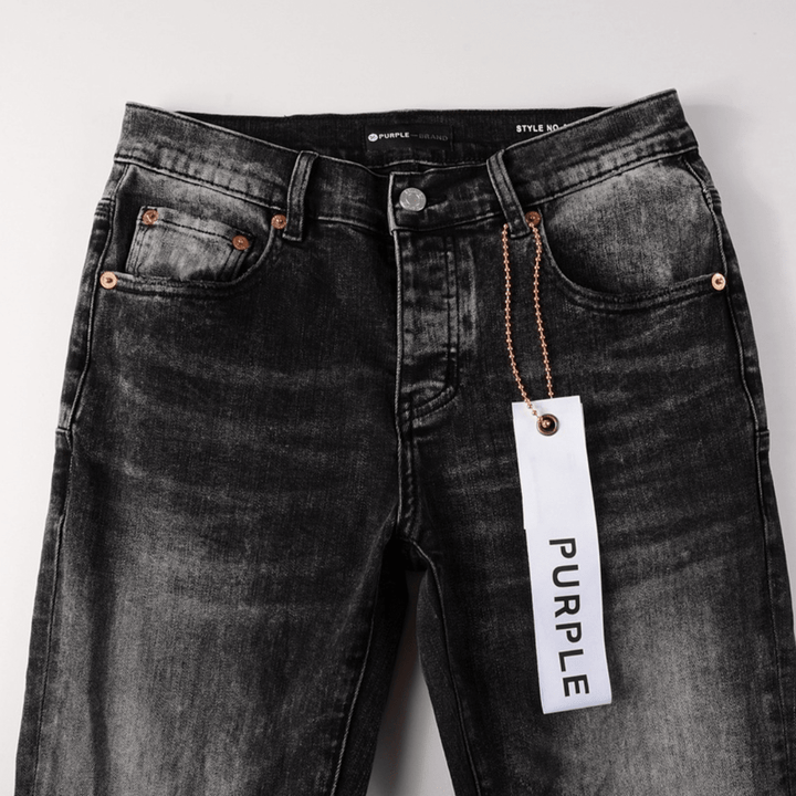 Purple Gradient Black Jeans - Nov - ell - fas - ion