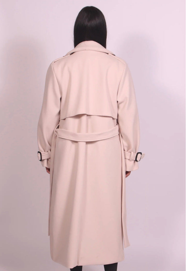 WINTER TRENCH CREAM - Nov - ell - fas - ion