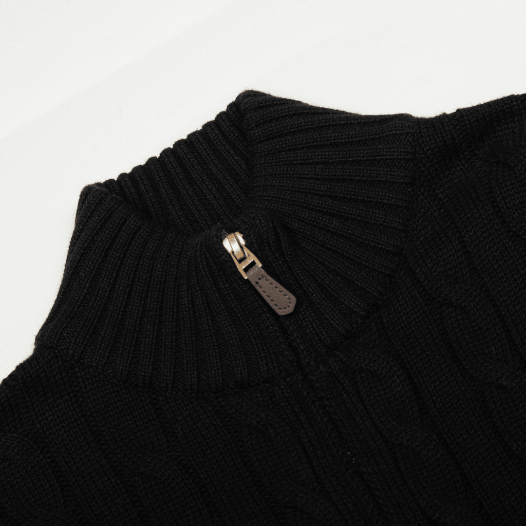 Polo Zip Sweater - Nov - ell - fas - ion