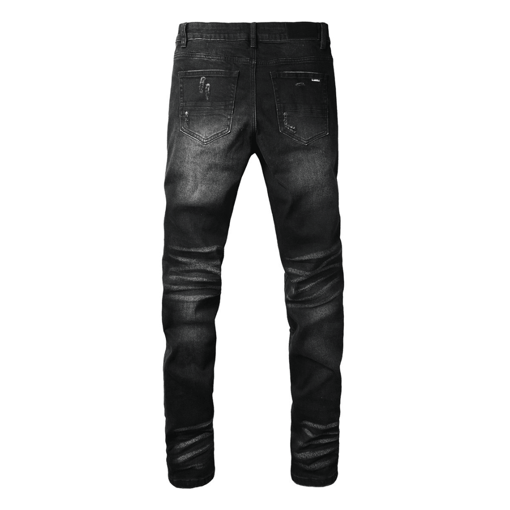 Amr Bandana Black Ripped Jeans - BabyLuxee.de