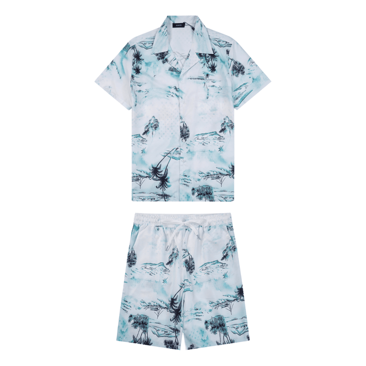 Amr Palm Logo Short Set - BabyLuxee.de