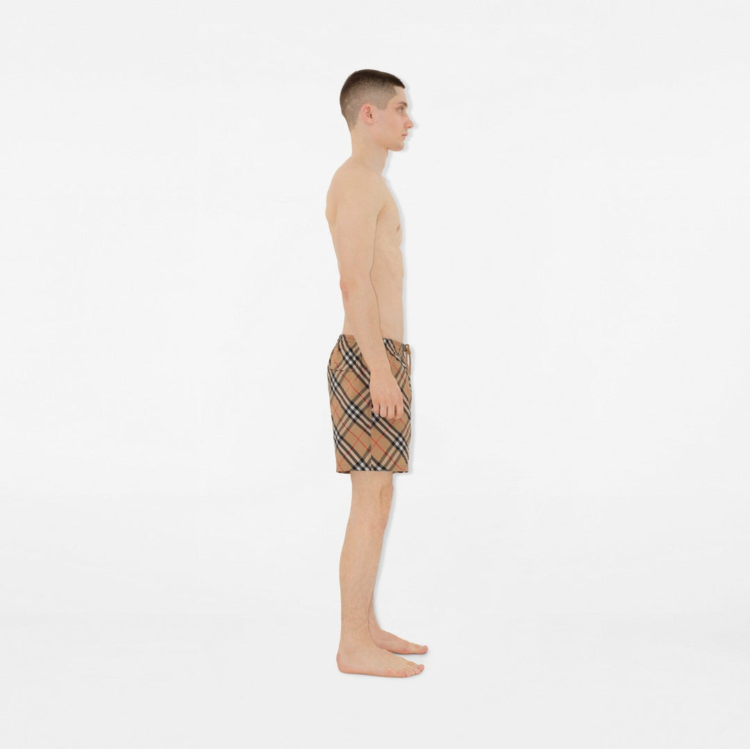 Schwimmshorts in Check