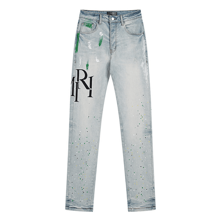 Amr Staggered Blue Jeans - BabyLuxee.de