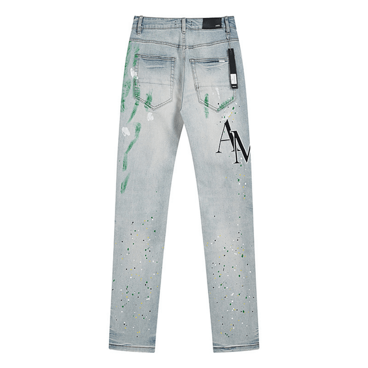 Amr Staggered Blue Jeans - BabyLuxee.de